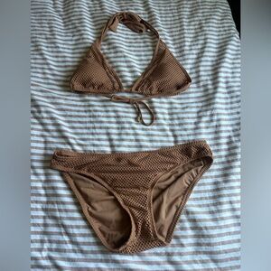 Sanctuary Tan Bikini Set